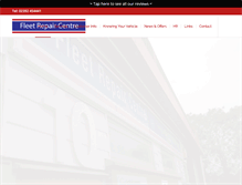 Tablet Screenshot of fleetrepaircentre.com